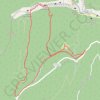 Trace GPS Brèche de Chalimont (38), itinéraire, parcours