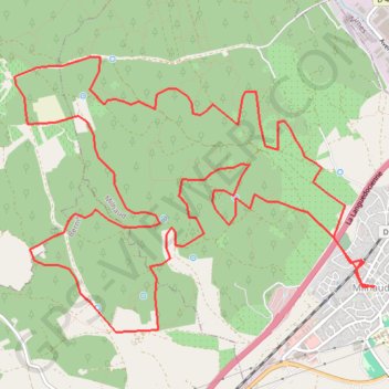 Trace GPS Rando de Nuit Milhaud, itinéraire, parcours