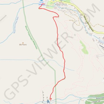 Trace GPS Stewart Falls, itinéraire, parcours