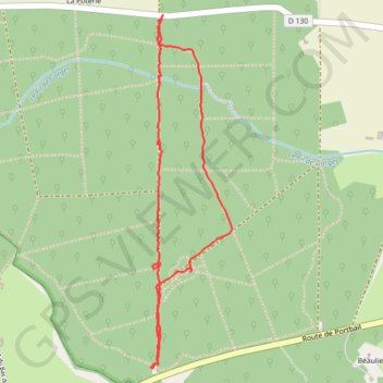 Trace GPS Saint Sauveur le Vicomte, itinéraire, parcours