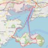 Trace GPS Toulon - Presqu'île de Saint Mandrier, itinéraire, parcours