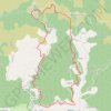 Trace GPS Circuit des Lauzes à Saint-Mélany, itinéraire, parcours