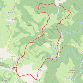 Trace GPS Balade sur Nizerolles, itinéraire, parcours