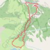 Trace GPS Lac du Lauvitel, itinéraire, parcours