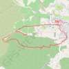 Trace GPS Beaumont de Pertuis - La Chapelle Sainte Croix, itinéraire, parcours