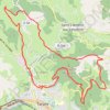 Trace GPS Tour de la montagne de Tarare, itinéraire, parcours