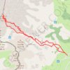 Trace GPS Grand Ferrand, versant Sud par le Vallon de Charnier (Devoluy), itinéraire, parcours