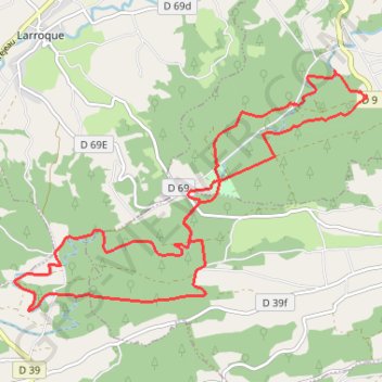 Trace GPS La forêt de Cardeilhac - Canal de Franquevieille, itinéraire, parcours