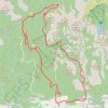 Trace GPS Boucle Mons la trivalle, itinéraire, parcours
