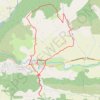Trace GPS De Céreste au Prieuré de Carluc, itinéraire, parcours
