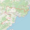 Trace GPS Randonnée entre Théoule-sur-Mer et Le Plan-de-la-Tour, itinéraire, parcours