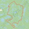 Trace GPS Queen Elizabeth II Wildlands Provincial Park, itinéraire, parcours