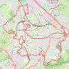 Trace GPS Sainté Trail Urbain (grand parcours), itinéraire, parcours