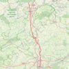 Trace GPS Camping d'Ecouves Le Mans, itinéraire, parcours