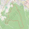 Trace GPS Roche Tocquaine à Remiremont, itinéraire, parcours