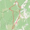 Trace GPS Gordes-Lou soustet de Casteu nou, itinéraire, parcours