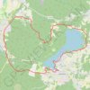 Trace GPS Le lac de Soustons, itinéraire, parcours