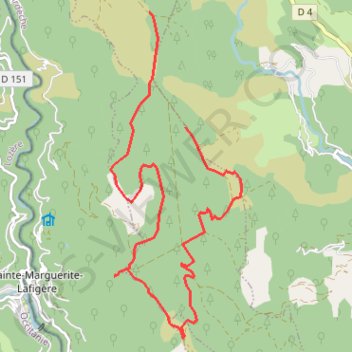 Trace GPS Plateau de Montselgues, itinéraire, parcours