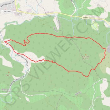 Trace GPS Salernes - les ruines de Garduera et de Peneyron, itinéraire, parcours