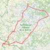 Trace GPS Parc naturel régional de la Brenne, itinéraire, parcours