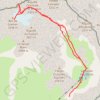 Trace GPS Aiguille Centrale de la Saussaz, Face Sud Est (Grandes Rousses), itinéraire, parcours
