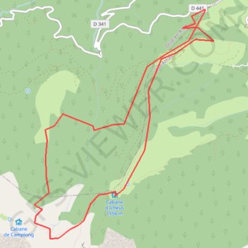 Trace GPS Boucle de Barlane, itinéraire, parcours
