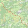 Trace GPS Mézilhac - Col de l'Escrinet, itinéraire, parcours