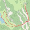 Trace GPS Ceillac - Le lac Miroir en raquettes, itinéraire, parcours