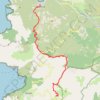 Trace GPS Galeria-Curzo, itinéraire, parcours