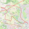 Trace GPS Petite boucle autour d'Alençon et de Damigny, itinéraire, parcours