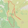 Trace GPS Courmes - Les pivoines, itinéraire, parcours