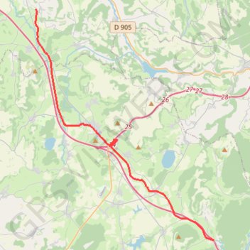 Trace GPS 18 beurizot - cruget 28, itinéraire, parcours