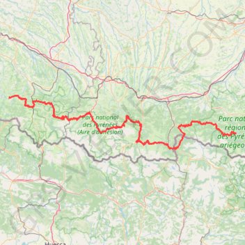 Trace GPS Trace des Pyrénées 2022, itinéraire, parcours