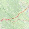 Trace GPS Thiers - Roanne, itinéraire, parcours