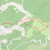 Trace GPS BAUDON : Randonnée 04 : Cime de Baudon en boucle de Peille (Col du Saint-Bernard), itinéraire, parcours