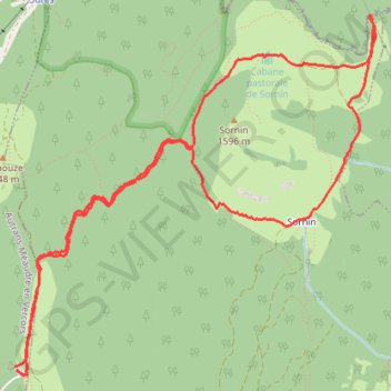 Trace GPS Dent du Loup (depuis les Molières), itinéraire, parcours