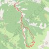 Trace GPS Col de rose depuis Massat, itinéraire, parcours