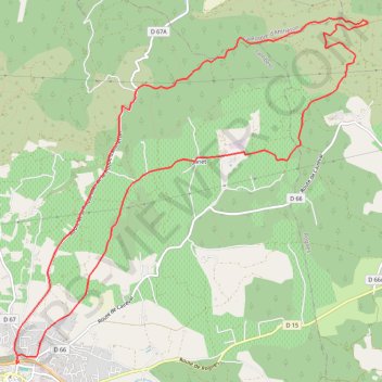Trace GPS SAINTE ANNE 15km, itinéraire, parcours
