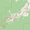 Trace GPS Elfin Lakes, itinéraire, parcours