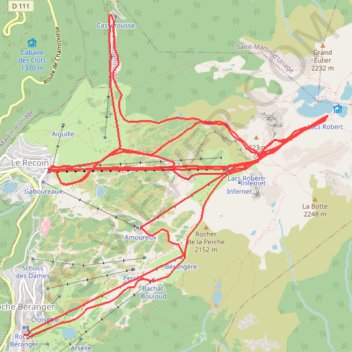 Trace GPS Chamrousse, itinéraire, parcours