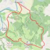 Trace GPS De Meyronne à Mayrinhac-le-Francal, itinéraire, parcours