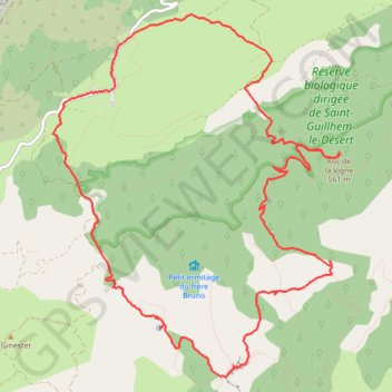 Trace GPS Lavagnes - Roc de la Vigne - Baume Cellier et Olivier, itinéraire, parcours