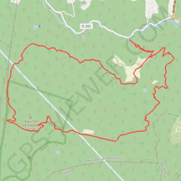 Trace GPS Aiguilles de Valbelle et Chartreuse de Montrieux, itinéraire, parcours