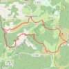 Trace GPS Escangorgue-roqueredonde, itinéraire, parcours