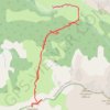Trace GPS Fouillouse-col de Mirandol, itinéraire, parcours