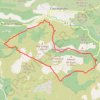 Trace GPS Saint-Barnabé - Coursegoules, itinéraire, parcours