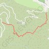 Trace GPS Col du Pruno, itinéraire, parcours