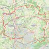 Trace GPS Autour du Mans Nord, itinéraire, parcours