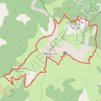 Trace GPS PIED_SEYNE-14-le-tour-de-tete-grosse 19.9 km 1300 m d+, itinéraire, parcours