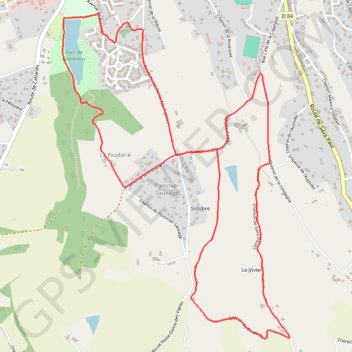 Trace GPS Graulhet - Circuit des 3 lacs, itinéraire, parcours